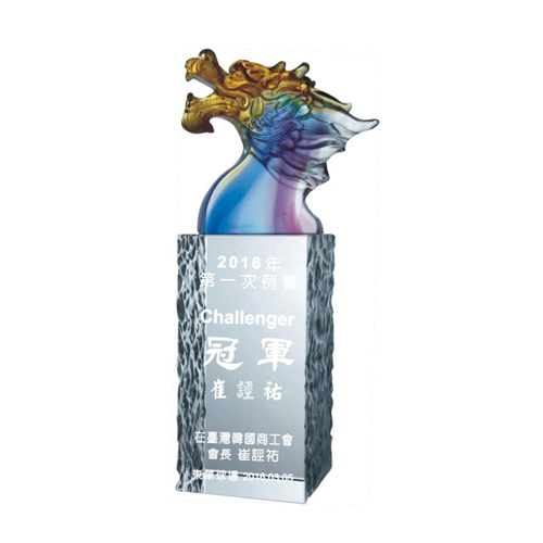 水晶琉璃獎座  |水晶琉璃獎牌獎座|YC琉璃獎牌獎座